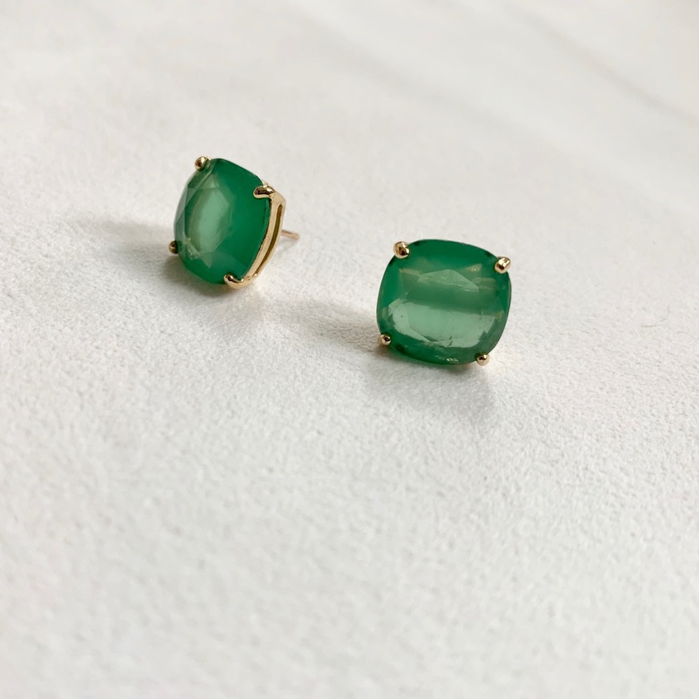 Kate Spade Emerald Cut Stud Earrings